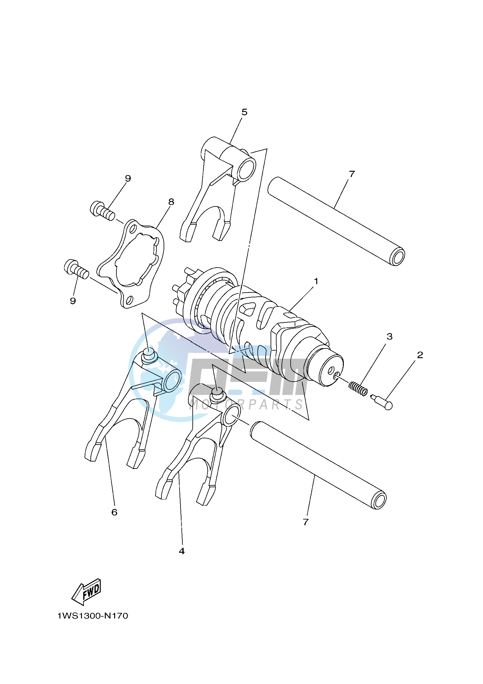 SHIFT CAM & FORK