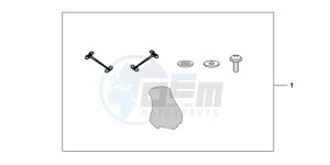 CBF125MB drawing HIGH WINDSHIELD