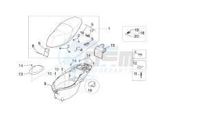 VARIANT SPORT - 50 CC VTHSBA00 2T drawing SEAT - CASE HELMET