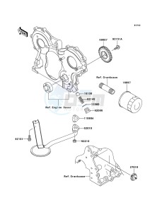 MULE 3010 DIESEL 4x4 KAF950-B3 EU drawing Oil Pump