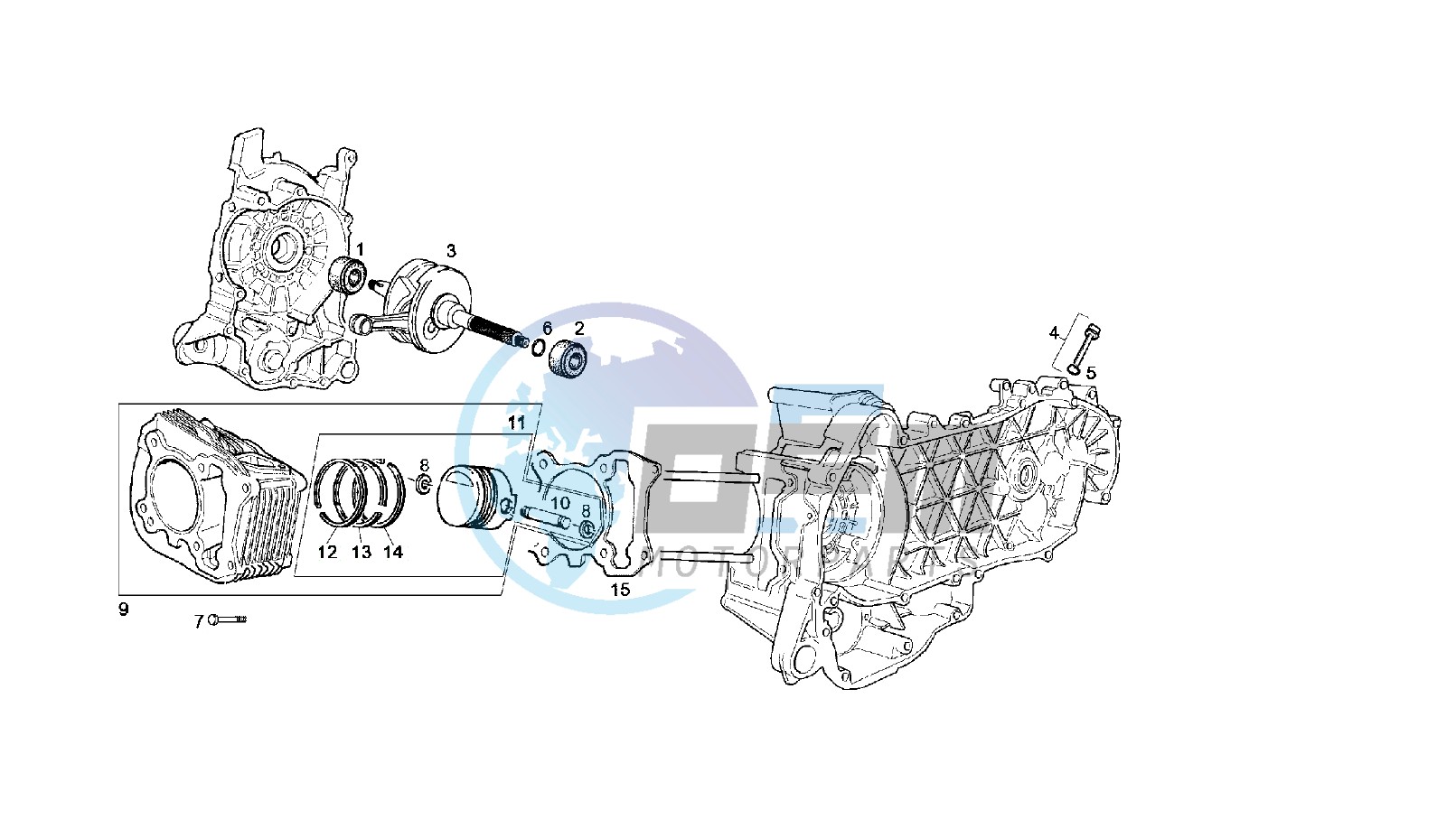 CRANKSHAFT - CYLINDER