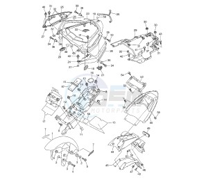 FZ1 FAZER ABS 1000 drawing FENDER