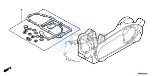 SH125RC drawing GASKET KIT B