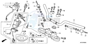 CB600FAC drawing HANDLE PIPE/ TOP BRIDGE