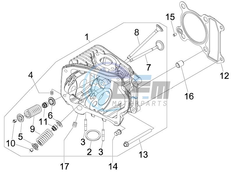 Cilinder head unit - Valve