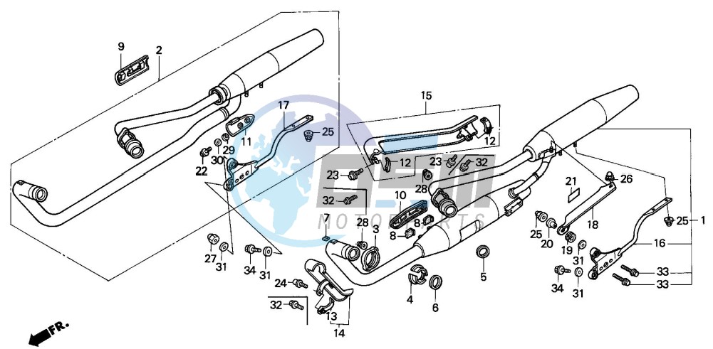 EXHAUST MUFFLER