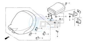 VT750C drawing SEAT