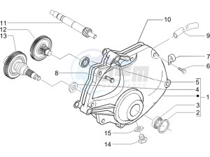 Beverly 400 ie e3 drawing Reduction unit