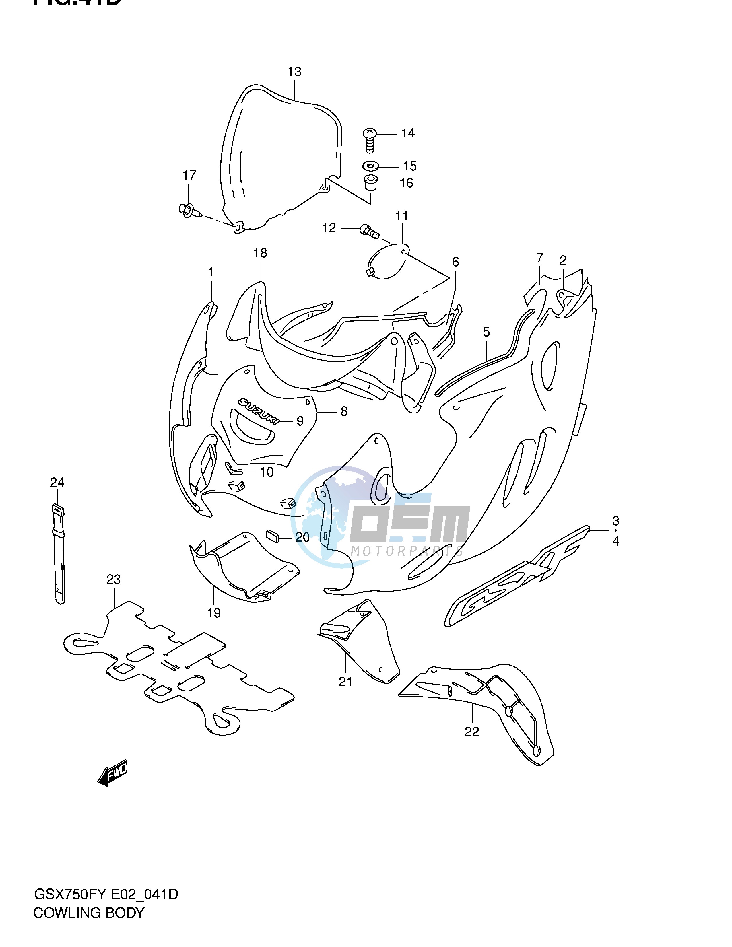 COWLING BODY (MODEL K2)