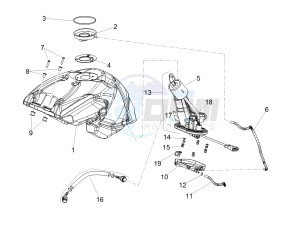 SHIVER 900 E4 ABS NAVI (NAFTA) drawing Fuel tank