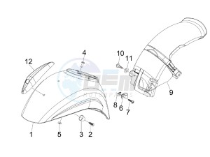 S 150 4T drawing Wheel housing - Mudguard