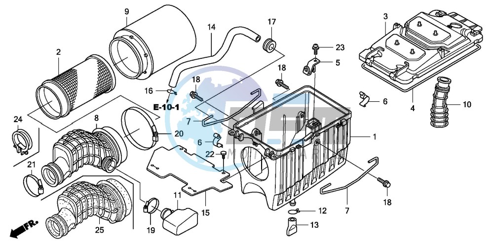 AIR CLEANER (TRX450R6,7,8/ER6,7,8)