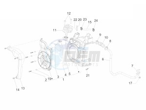 Liberty 125 4t Delivery e3 Single drawing Secondary air box