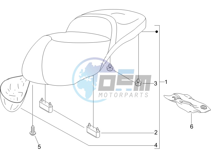 Saddle seats - Tool roll