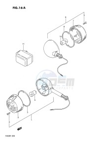 FA50 (E24) drawing TURN SIGNAL LAMP (E21)