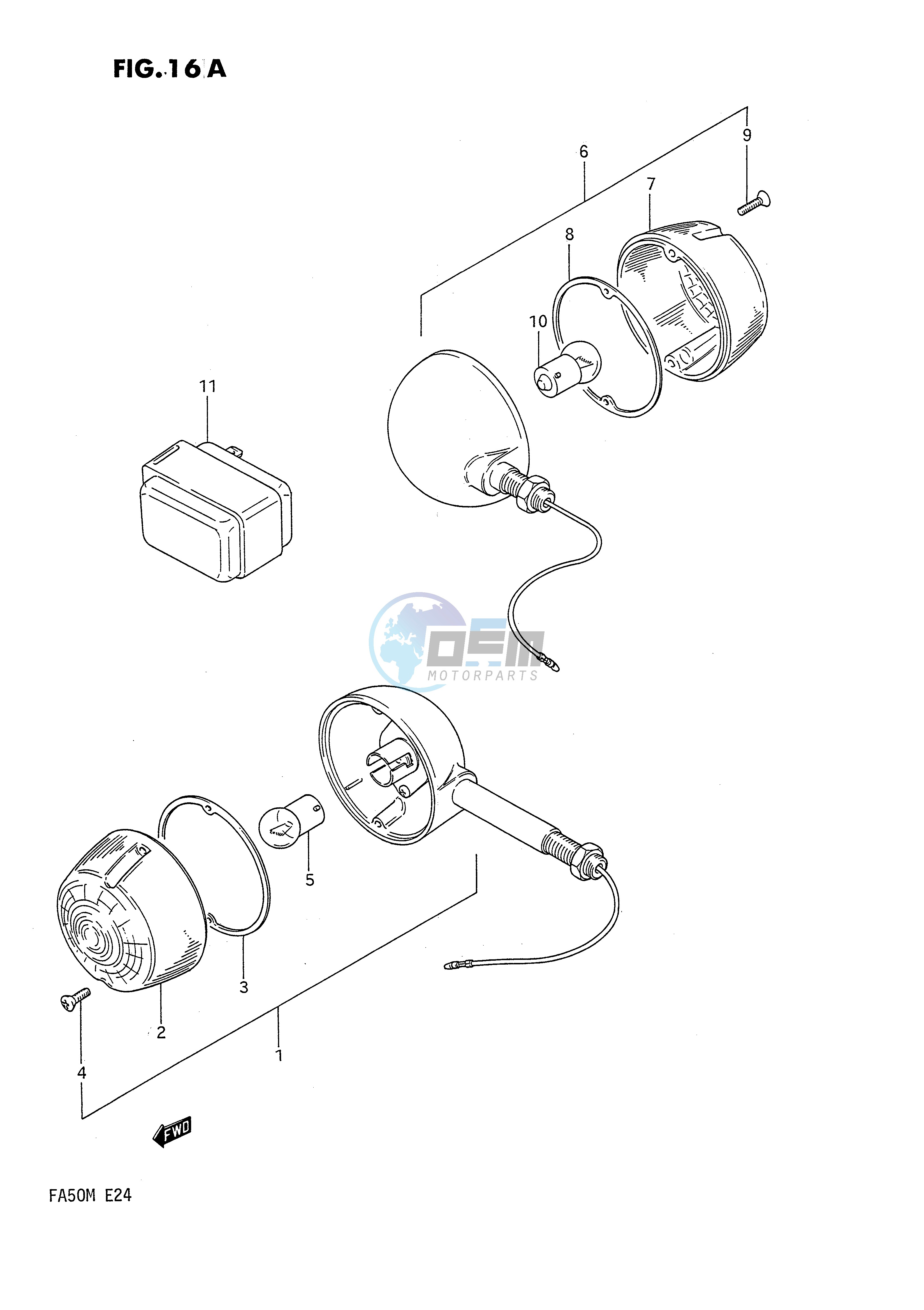 TURN SIGNAL LAMP (E21)