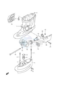 DF 90A drawing Drive Shaft Housing