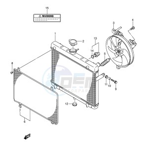 LT-A700X (E28-E33) drawing RADIATOR