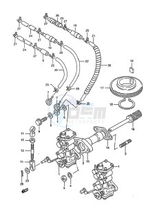 DT 85 drawing Oil Pump (1988 to 1994)