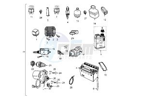 LOOXOR TSDI - 50 cc drawing ELECTRICAL DEVICES