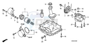 CBF1000T9 Europe Direct - (ED) drawing OIL PAN/OIL PUMP