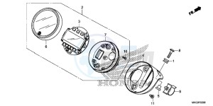 CMX500AH UK - (E) drawing METER