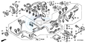 CB600FA39 UK - (E / ABS MKH ST) drawing WIRE HARNESS