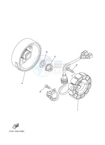 YFZ450 YFZ450D (1PD5 1PD6) drawing GENERATOR