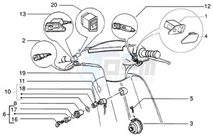 Zip 50 SP H2O Liquid cooling drawing Switch-Horn-Lock