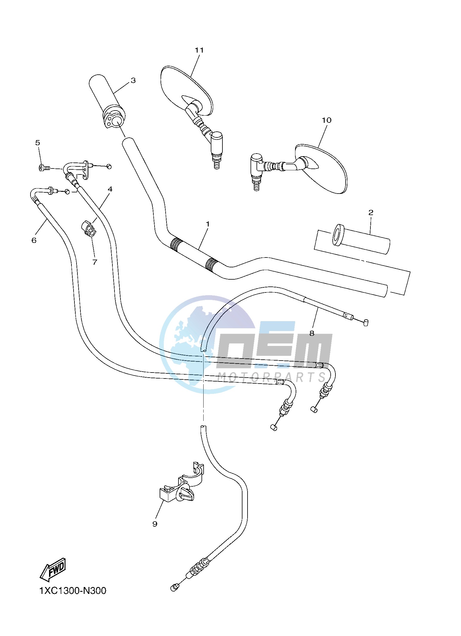 STEERING HANDLE & CABLE