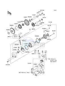 KRF 750 F [TERYX 750 4X4 NRA OUTDOORS] (F8F) C9FB drawing STARTER MOTOR