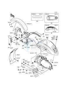 VULCAN 900 CUSTOM VN900CEFA GB XX (EU ME A(FRICA) drawing Fenders