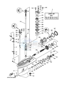 F100AETL drawing PROPELLER-HOUSING-AND-TRANSMISSION-1