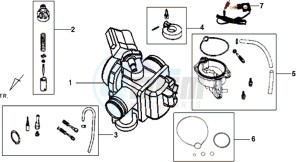 VS 125 EURO3 drawing CARBURATOR