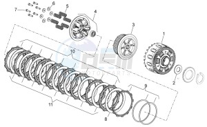 Shiver 750 drawing Clutch II