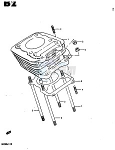 DR200 (G-H-J) drawing CYLINDER