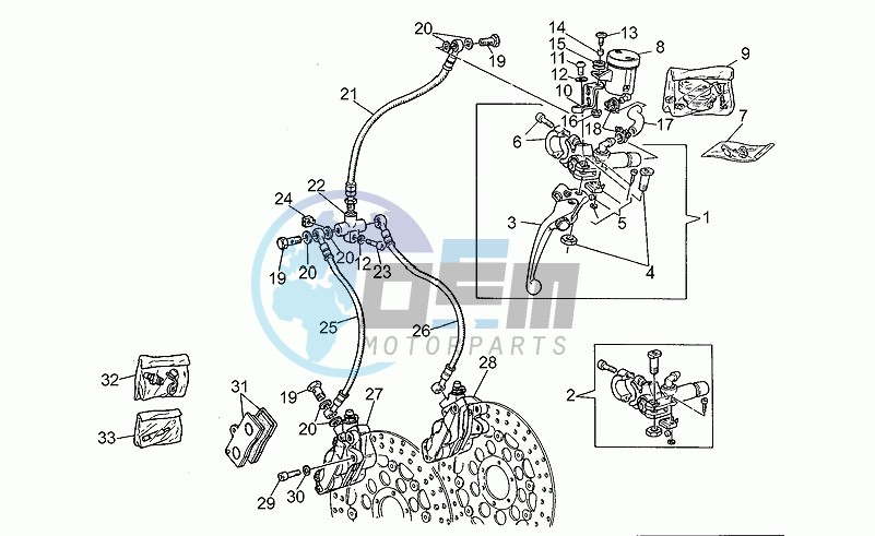 Front brake system