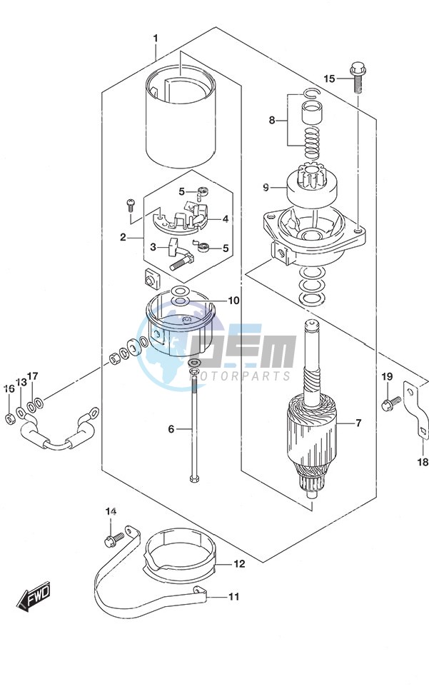 Starting Motor Remote Control