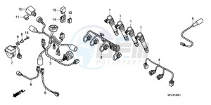 CBR1000RRA Australia - (U) drawing SUB HARNESS (CBR1000RR)