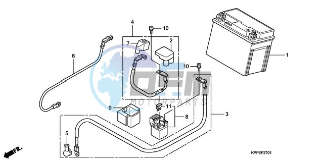 BATTERY (CBR125RW7/RW9/RWA)