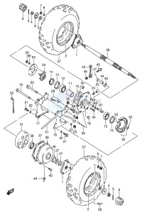 LT80 (P3-P28) drawing REAR WHEEL