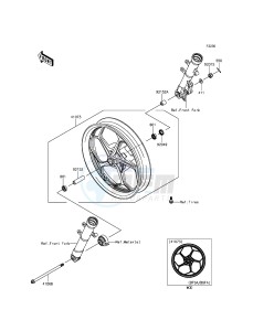 NINJA_250SL_ABS BX250BFSA XX (EU ME A(FRICA) drawing Front Hub