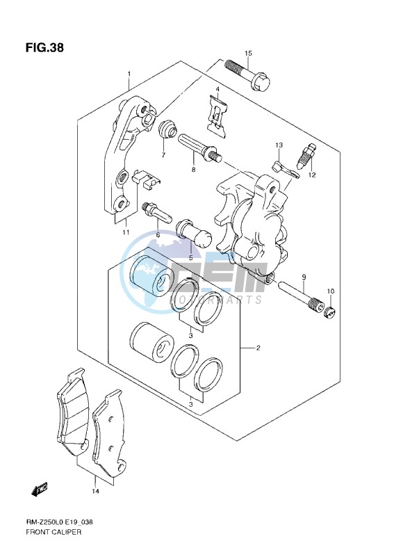 FRONT CALIPER (L0-L1)