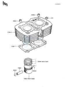 KZ 305 A [CSR] (A1-A2) [CSR] drawing CYLINDER_PISTONS