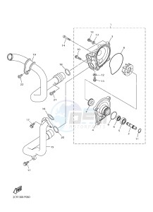 YZF-R1M 998 R4 (2KSE) drawing WATER PUMP