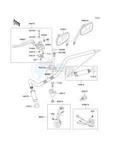 VN 800 C [VULCAN 800 DRIFTER] (C1 CAN ONLY-C2) [VULCAN 800 DRIFTER] drawing HANDLEBAR