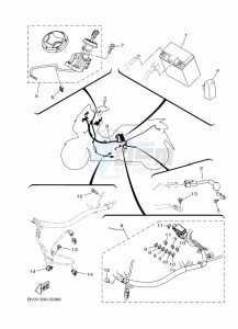 CZD300P-AB XMAX 300 POLICE (BGS4) drawing FRAME