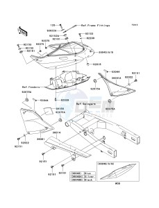 ZR 750 K [Z750S] (K6F) K6F drawing SIDE COVERS_CHAIN COVER