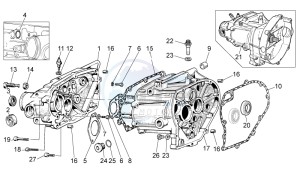 V7 CafÃ¨ 750 drawing Transmission cage