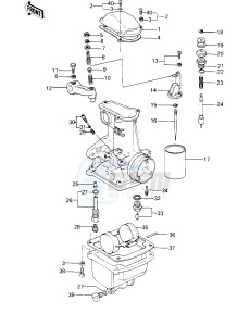 KZ 1000 D [Z1R] (D3) [Z1R] drawing CARBURETOR PARTS -- CANADA- - -- 80 D3- -